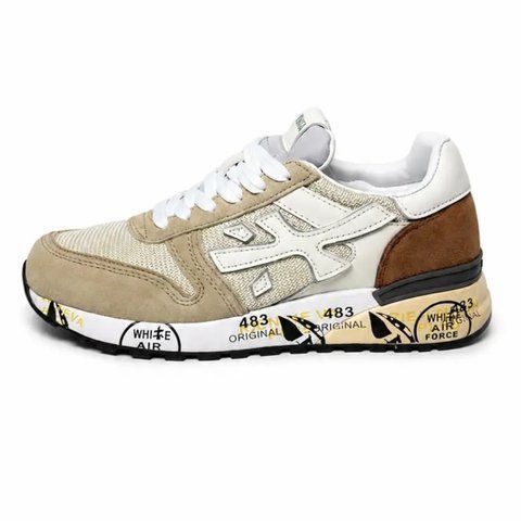 Premiata Mick Beige White Brown VZ20540 фото