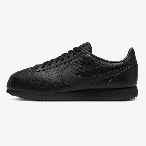Nike Cortez black leather VZ20945 фото