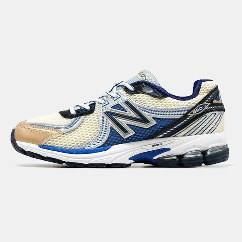 New Balance 860v2 Aime Leon Dore Cream Blue Black VZ17987 фото