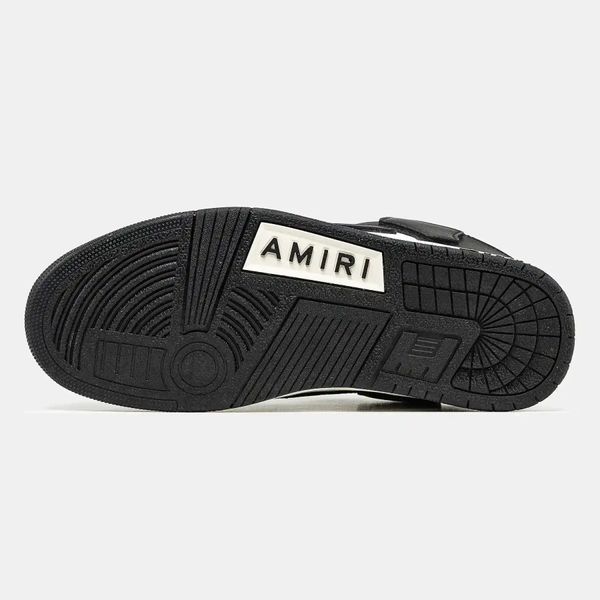 Amiri Skel Top Low White Black VZ17542 фото