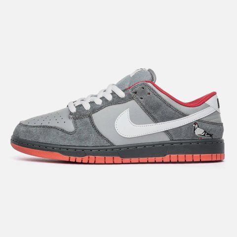 Nike SB Dunk Low Grey Red Black VZ20418 фото