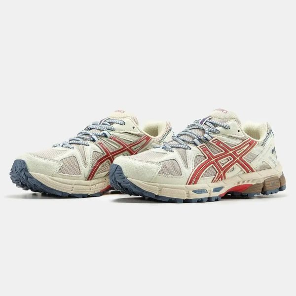 Asics Gel-Kahana 8 Cream Red Blue VZ17738 фото