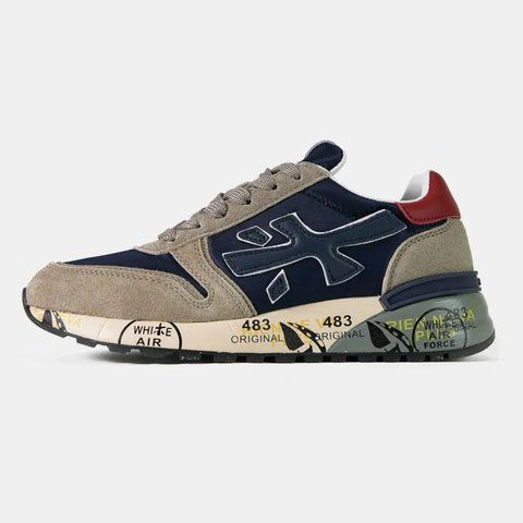 Premiata Mick Navy Beige Red VZ20539 фото