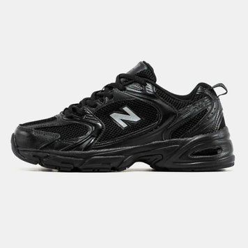 New Balance 530 Triple Black Silver VZ18596 фото