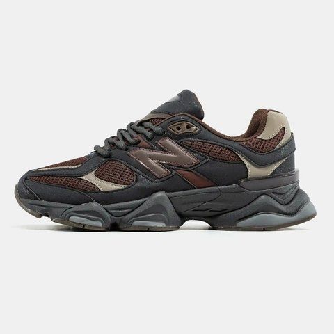 New Balance 9060 Black Brown Olive VZ18614 фото