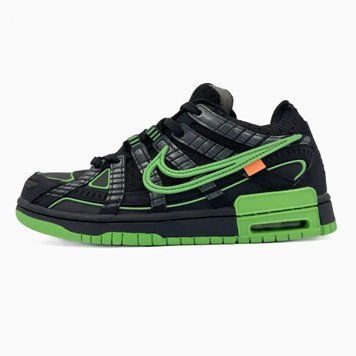 Nike Air Rubber Dunk x Off-White Black Green VZ19876 фото