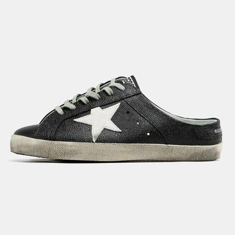 Golden Goose Superstar Mule Black White VZ17823 фото