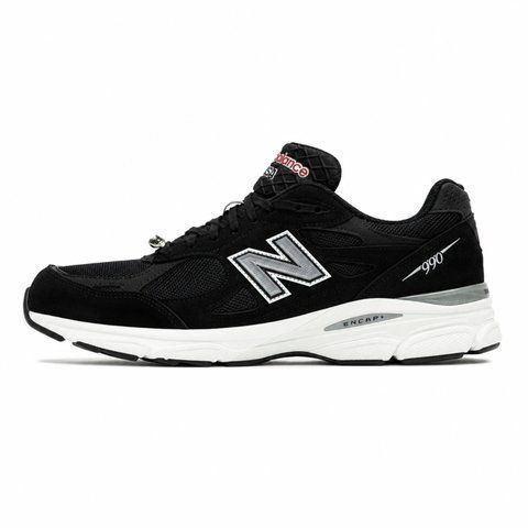 New Balance 990 v3 Black Silver White VZ20890 фото