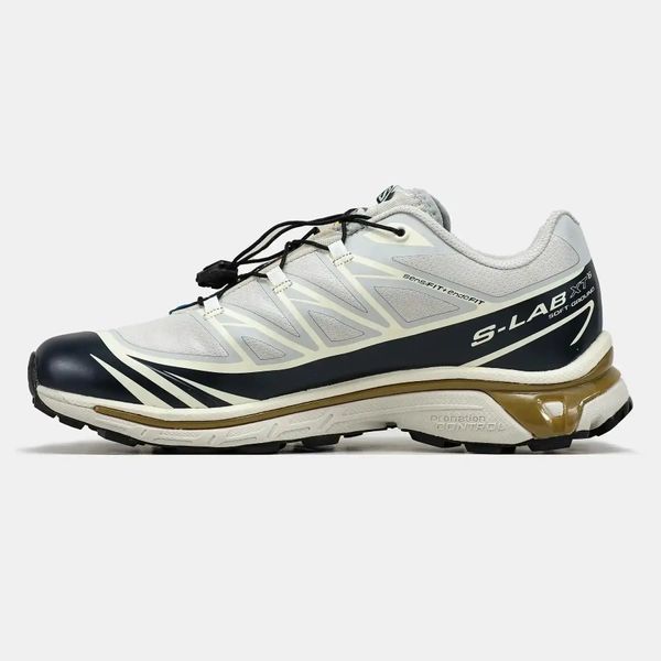 Salomon XT-6 Softground Beige Navy Brown VZ18028 фото