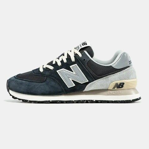 New Balance 574 Navy Black Grey VZ18597 фото