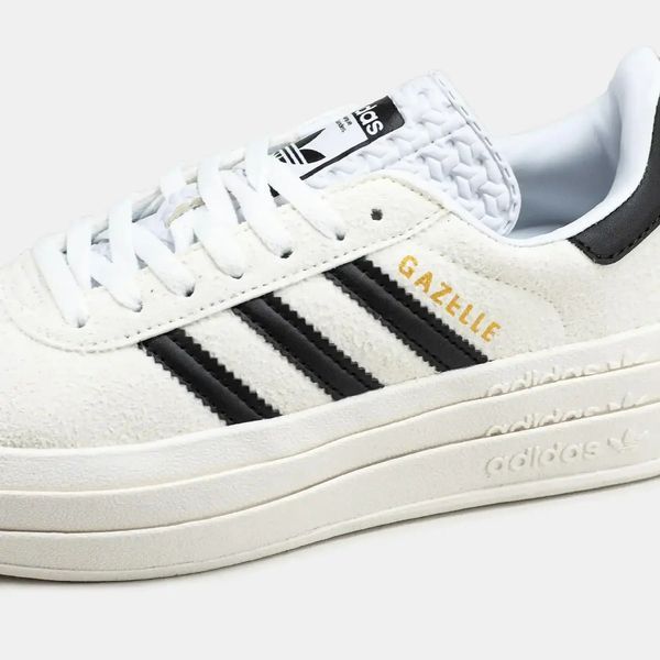 Adidas Gazelle Bold White Black Gum VZ18542 фото