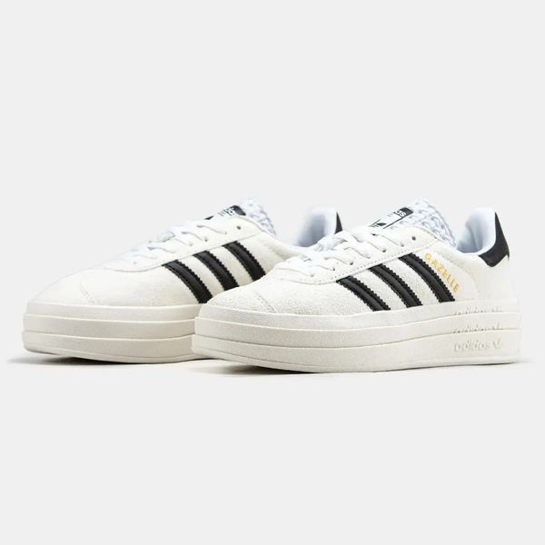 Adidas Gazelle Bold White Black Gum VZ18542 фото