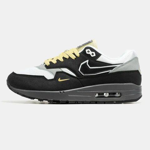 Nike Air Max 1 &ldquo;Big Head Mode&rdquo; Black Grey Yellow VZ18671 фото