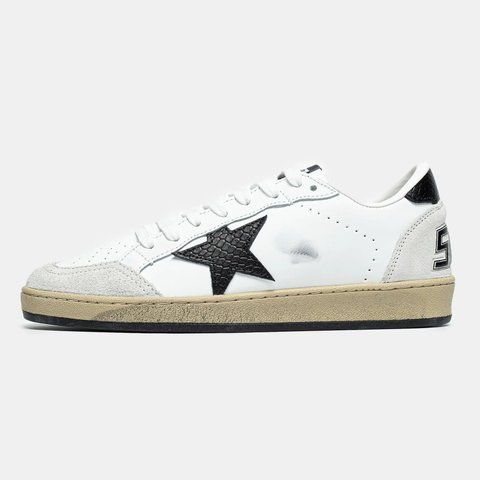 Golden Goose Ball Star White Black VZ20426 фото