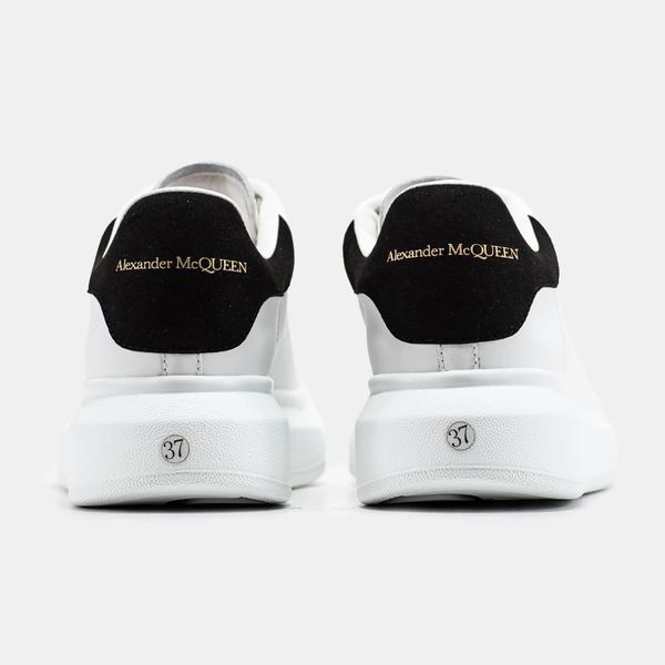 Alexander McQueen Oversized White Heel Black VZ20067 фото