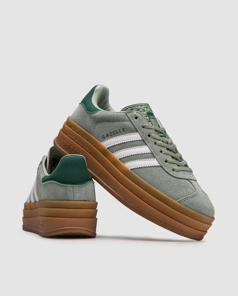 Adidas Gazelle Bold Green White Gum VZ19976 фото