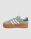 Adidas Gazelle Bold Green White Gum VZ19976 фото 3