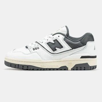 New Balance 550 White Grey Black VZ17960 фото