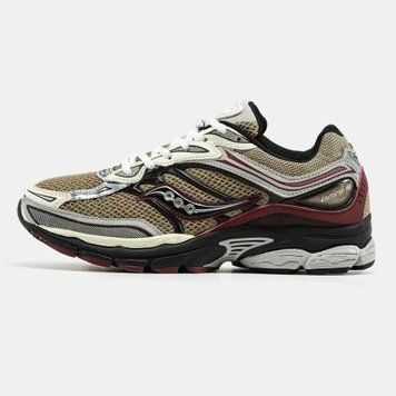 Saucony ProGrid Omni 9 Beige Burgundy Black VZ19885 фото