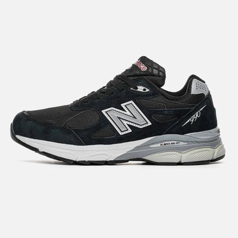 New Balance 990v3 Black Grey VZ20412 фото