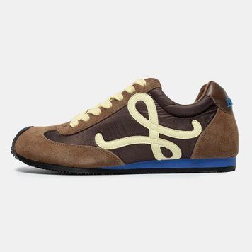 Loewe Ballet Runner Brown Beige Blue VZ20379 фото
