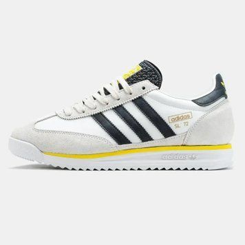 Adidas SL 72 White Black Yellow VZ17612 фото