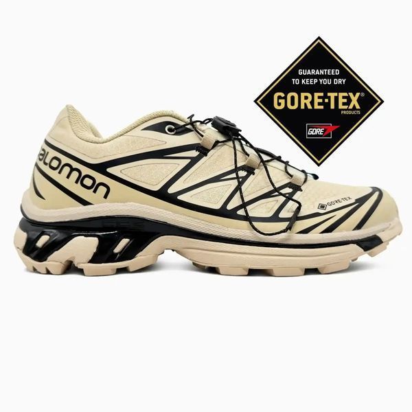 Salomon XT-6 GTX Beige Black VZ19002 фото