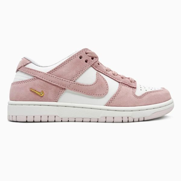 Nike SB Dunk Low Pink Suede White VZ20337 фото