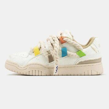 Cat & Sofa Rope Laces Off-White Multi VZ17540 фото