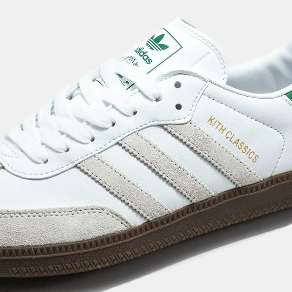 Adidas Samba x KITH White Green Gum VZ17571 фото
