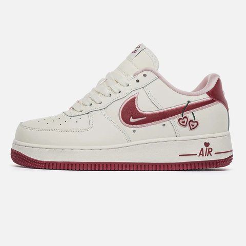 Nike Air Force 1 Low White Red Valentine VZ20332 фото