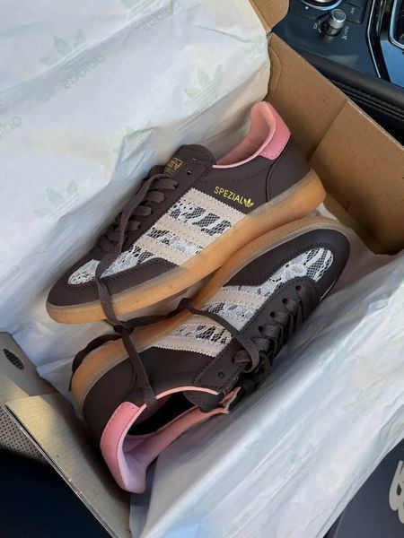 Adidas Handball Spezial Custom Brown Pink VZ21267 фото