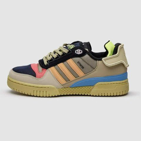 Adidas Forum Low x Bad Bunny Multicolor Beige Navy Coral VZ19975 фото