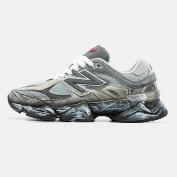New Balance 9060 Grey Black Distressed VZ19326 фото