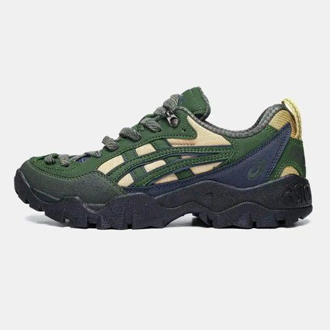 U.SAGE x Asics Gel-Pickup Green Navy Yellow VZ18208 фото