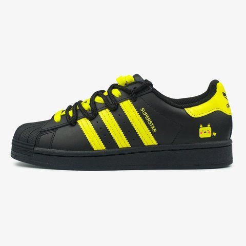 Adidas Superstar Black Yellow VZ20165 фото