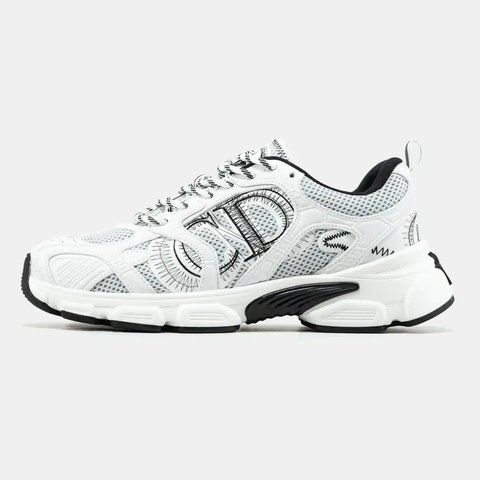 Dior Chrono Sneaker White Black VZ18882 фото