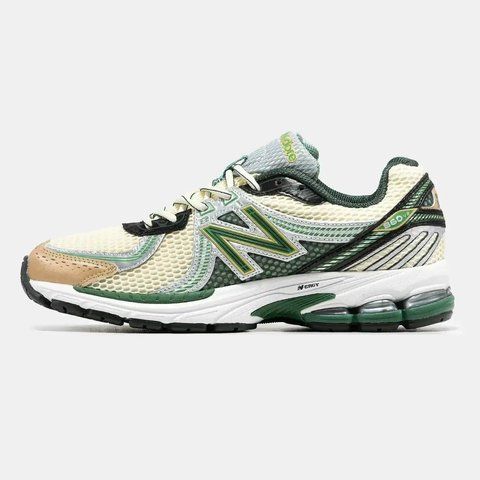 New Balance 860v2 Aime Leon Dore Cream Green Black VZ17988 фото