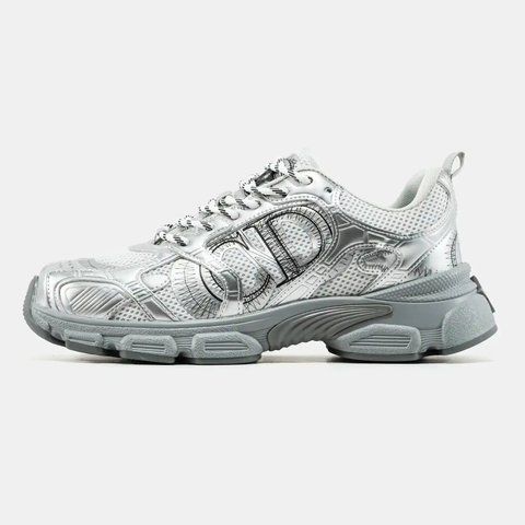 Dior Chrono Sneaker Silver Black VZ18883 фото