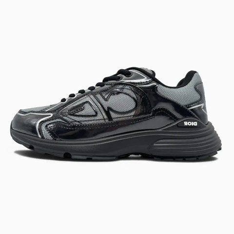 Dior B30 Grey Black Technical Mesh VZ19825 фото