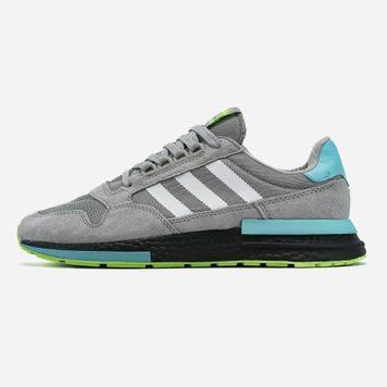 Adidas ZX 500 Grey White Aqua VZ19577 фото