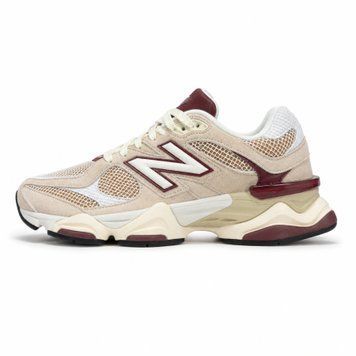 New Balance 9060 Beige Burgundy VZ21112 фото