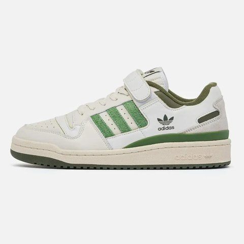 Adidas Forum 84 Low White Green Suede VZ18799 фото