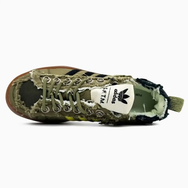 Adidas x SFTM Campus 80s Olive Black Gum VZ19974 фото