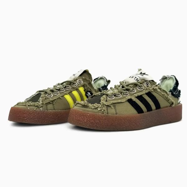 Adidas x SFTM Campus 80s Olive Black Gum VZ19974 фото