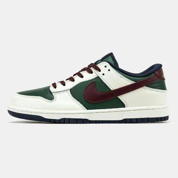 Nike Dunk Low Gorge Green Sail Burgundy VZ18726 фото