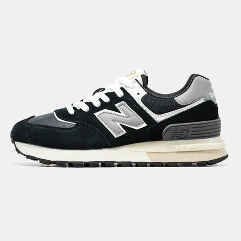 New Balance 574 Black Grey White VZ17969 фото