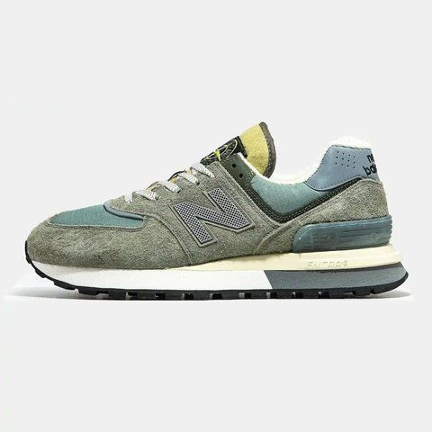 New Balance 574 x Stone Island Olive Green Yellow VZ17962 фото