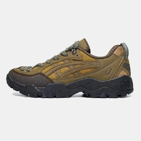 U.SAGE x Asics Gel-Pickup Olive Brown Yellow VZ18207 фото