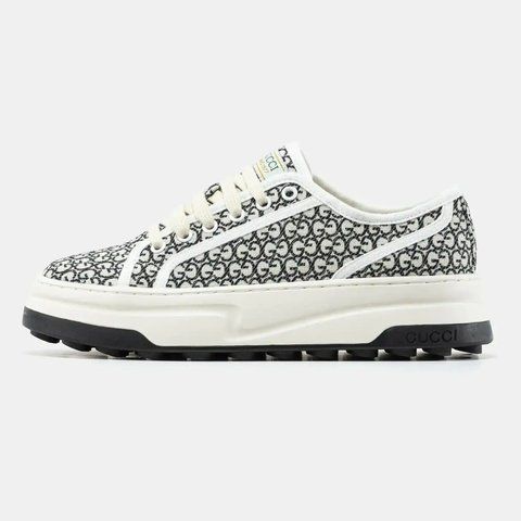 Gucci Tennis 1977 GG Monogram Black/White VZ19038 фото